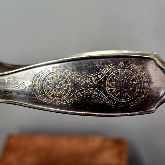 Vintage Kirk Stieff Smithsonian Silverplate Serving Tongs